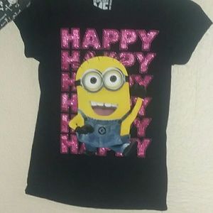 Black minion shirt
